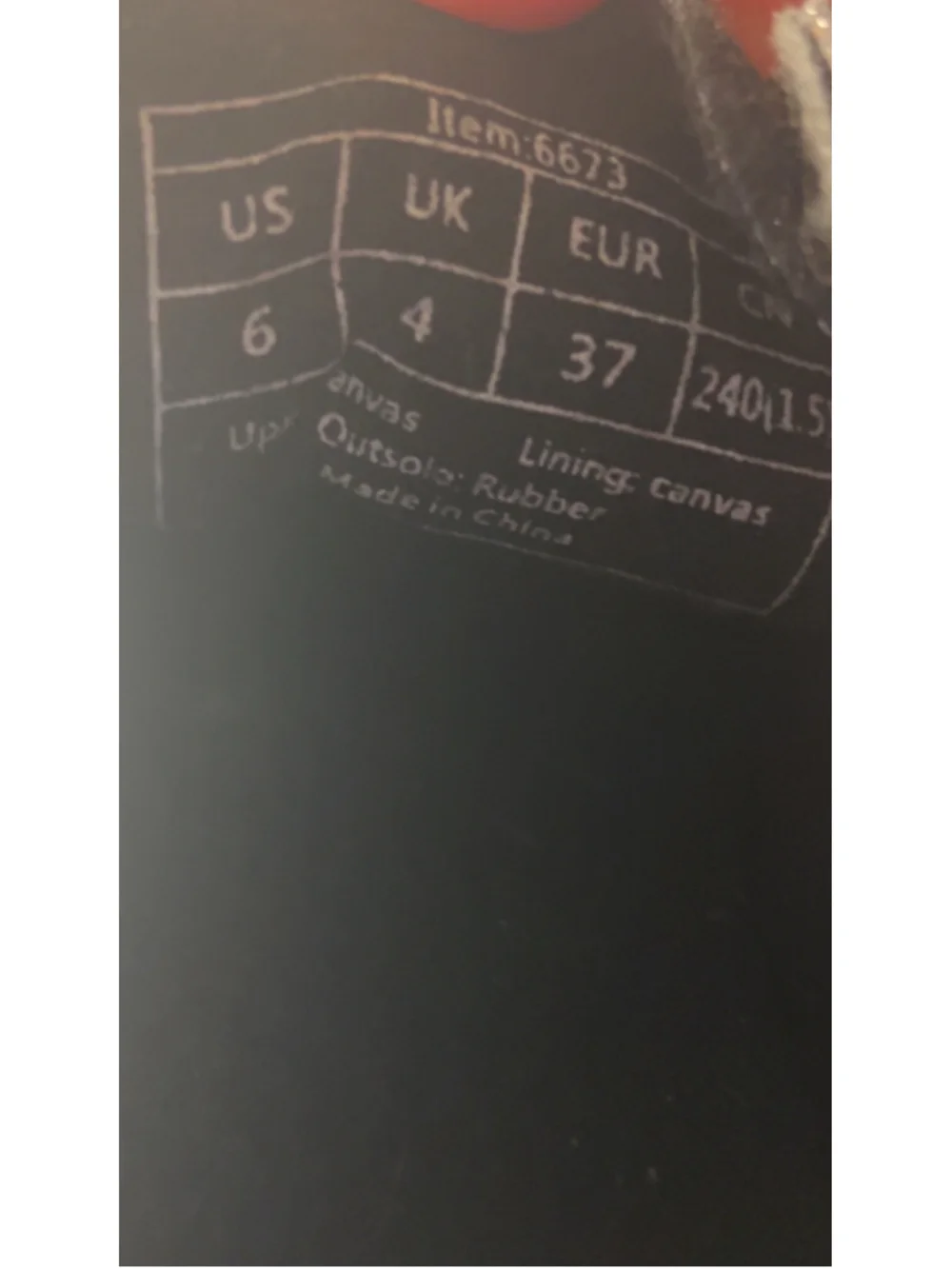 Women's Unbranded Black Glitter Canvas Sneakers Size 6